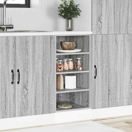 Onderkast Riga 40x44,5x81,5 cm bewerkt hout grijs sonoma eikenkleur 3