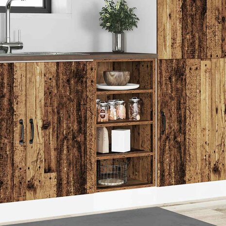 Onderkast Riga 40x44,5x81,5 cm bewerkt hout oud houtkleurig 3
