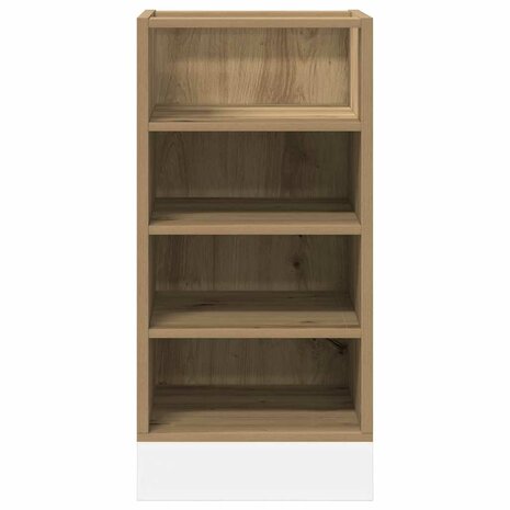 Onderkast Riga 40x44,5x81,5 cm bewerkt hout artisanaal eikenkleur 4