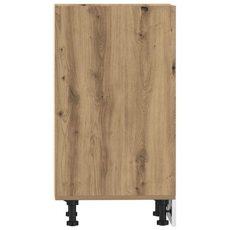 Onderkast Riga 40x44,5x81,5 cm bewerkt hout artisanaal eikenkleur 5