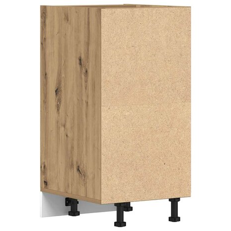 Onderkast Riga 40x44,5x81,5 cm bewerkt hout artisanaal eikenkleur 6
