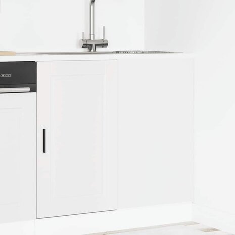 Onderkast Porto bewerkt hout wit 1