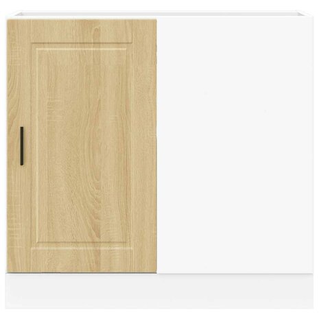 Onderkast Porto bewerkt hout sonoma eikenkleurig 4