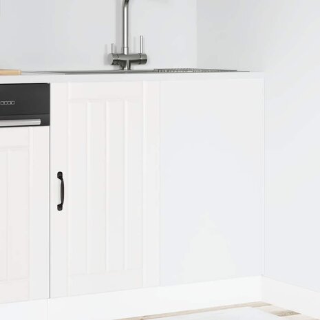 Onderkast Lucca bewerkt hout wit 1