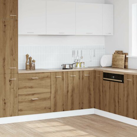 Onderkast Lyon 60x46x81,5 cm bewerkt hout artisanaal eikenkleur 1
