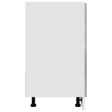 Wastafelonderkast Lyon 80x46x81,5 cm bewerkt hout betongrijs 7