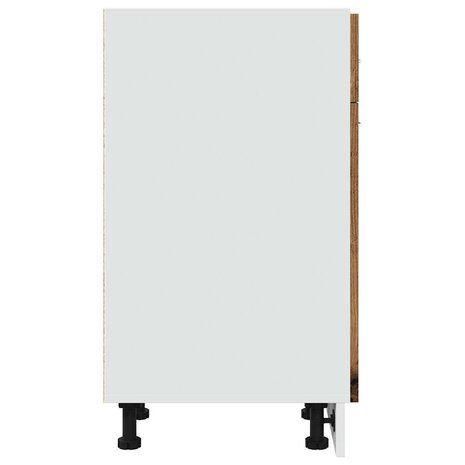 Onderkast met lade Lyon 30x46x81,5 cm bewerkt hout oud houtkleurig 5