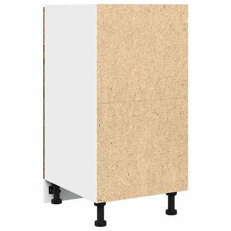 Onderkast met lade Lyon 40x46x81,5 cm bewerkt hout oud houtkleurig 6