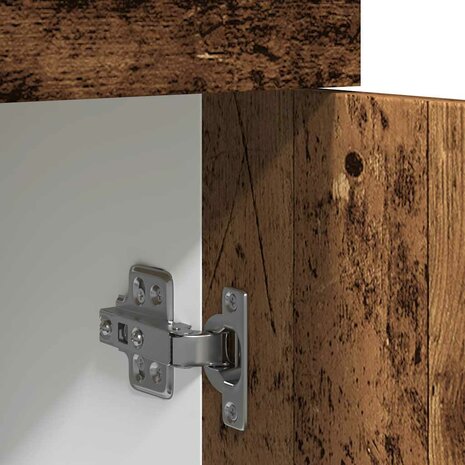 Onderkast met lade Lyon 40x46x81,5 cm bewerkt hout oud houtkleurig 9