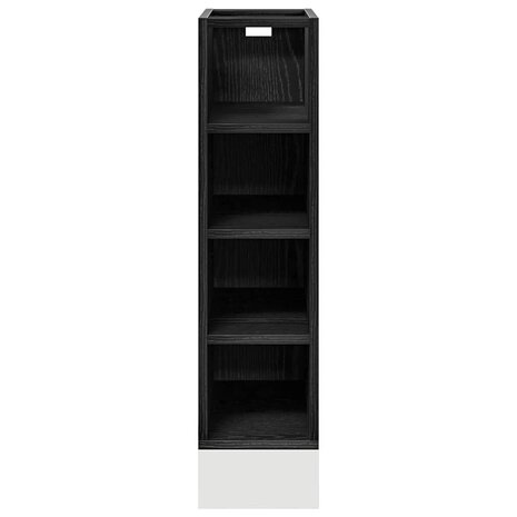 Keukenonderkast Zwart eiken 20 x 44,5 x 81,5 cm Bewerkt hout 5