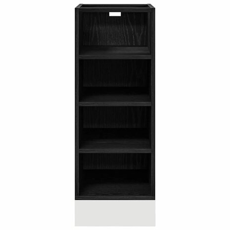 Keukenonderkast Zwart eiken 30 x 44,5 x 81,5 cm Bewerkt hout 5