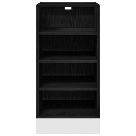 Keukenonderkast Zwart eiken 40 x 44,5 x 81,5 cm Bewerkt hout 5