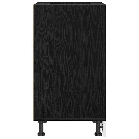 Keukenonderkast Zwart eiken 40 x 44,5 x 81,5 cm Bewerkt hout 6