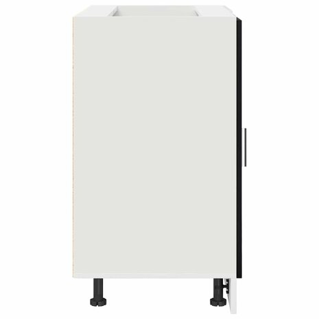 Keuken Hoek Onderkast Zwart eiken 86 x 46 x 81,5 cm 7