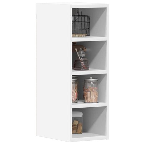 Bovenkast Riga 20x29,5x60 cm bewerkt hout wit 1