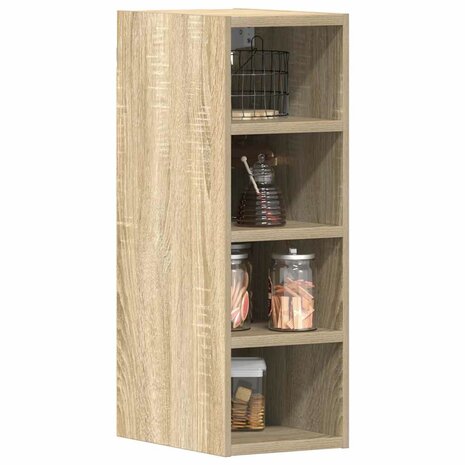 Bovenkast 20x29,5x60 cm bewerkt hout sonoma eikenkleurig 1
