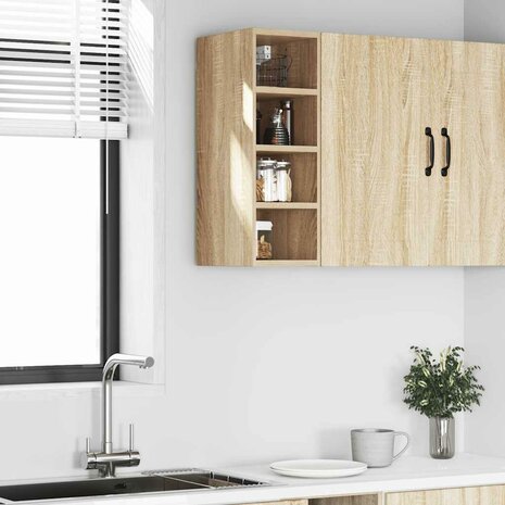 Bovenkast 20x29,5x60 cm bewerkt hout sonoma eikenkleurig 3