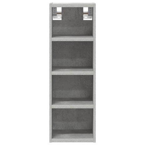 Bovenkast Riga 20x29,5x60 cm bewerkt hout betongrijs 4