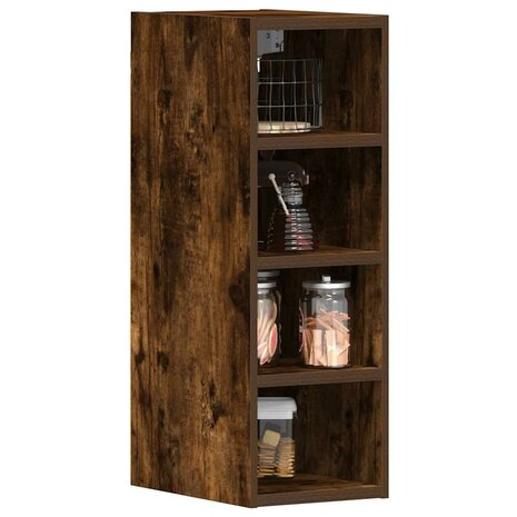Bovenkast Riga 20x29,5x60 cm bewerkt hout gerookt eikenkleurig 1