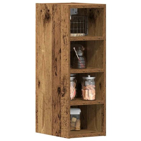 Bovenkast Riga 20x29,5x60 cm bewerkt hout oud houtkleurig 1