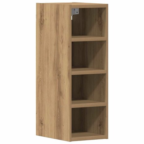 Bovenkast Riga 20x29,5x60 cm bewerkt hout artisanaal eikenkleur 2