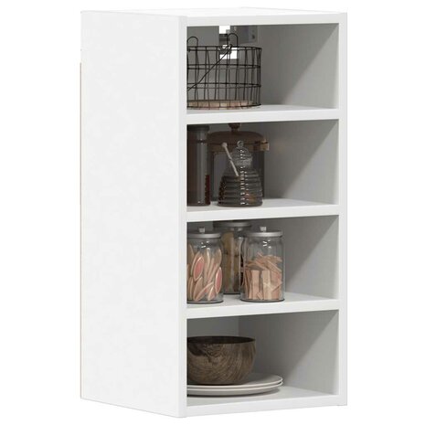 Bovenkast Riga 30x29,5x60 cm bewerkt hout wit 1