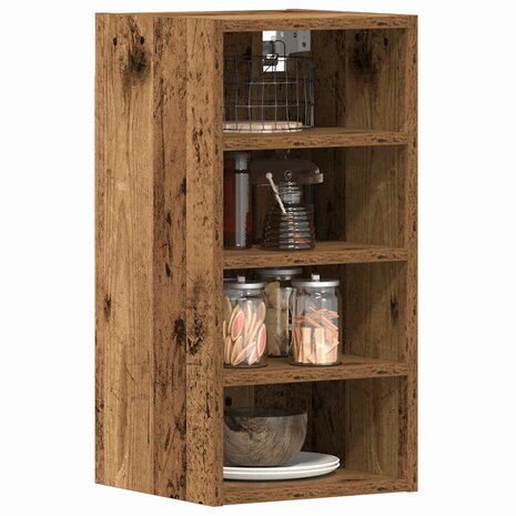Bovenkast Riga 30x29,5x60 cm bewerkt hout oud houtkleurig 1