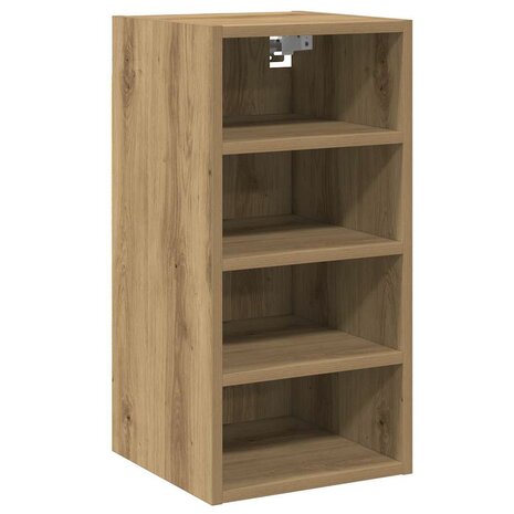 Bovenkast Riga 30x29,5x60 cm bewerkt hout artisanaal eikenkleur 2