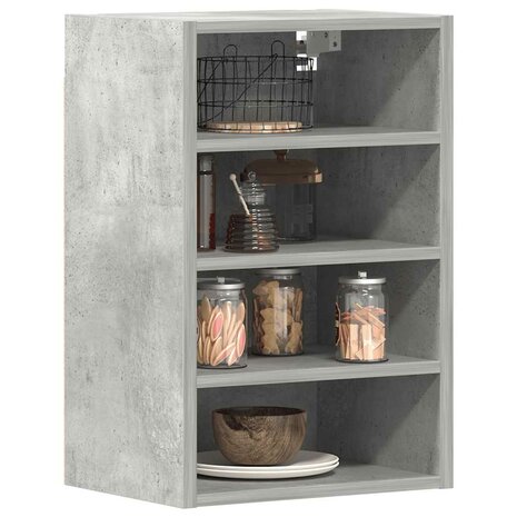 Bovenkast Riga 40x29,5x60 cm bewerkt hout betongrijs 1