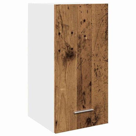 Bovenkast Lyon 30x31x60 cm bewerkt hout oud houtkleurig 2