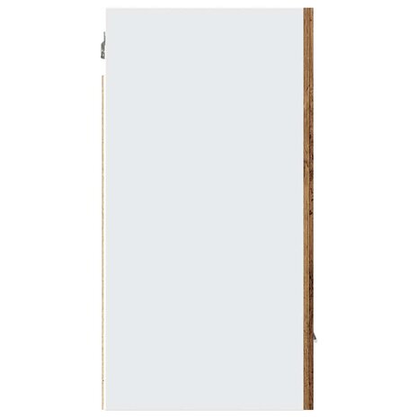 Bovenkast Lyon 30x31x60 cm bewerkt hout oud houtkleurig 6