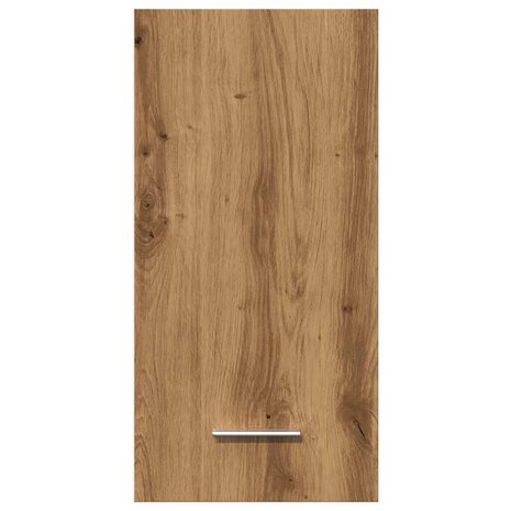 Bovenkast Lyon 30x31x60 cm bewerkt hout artisanaal eikenkleur 4