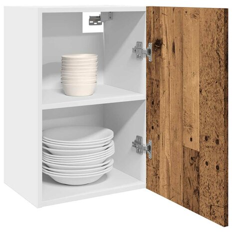 Bovenkast Lyon 40x31x60 cm bewerkt hout oud houtkleurig 1