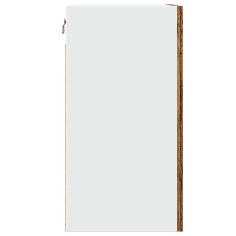 Bovenkast Lyon 40x31x60 cm bewerkt hout oud houtkleurig 6
