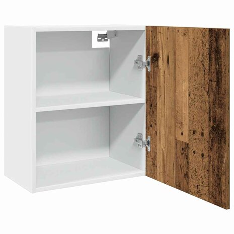 Bovenkast Lyon 50x31x60 cm bewerkt hout oud houtkleurig 5