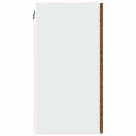 Bovenkast Lyon 50x31x60 cm bewerkt hout oud houtkleurig 6