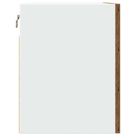 Bovenkast Lyon 60x31x40 cm bewerkt hout oud houtkleurig 6