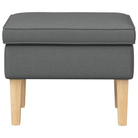 Voetenbank Donkergrijs 55 x 35 x 41 cm Stof 3