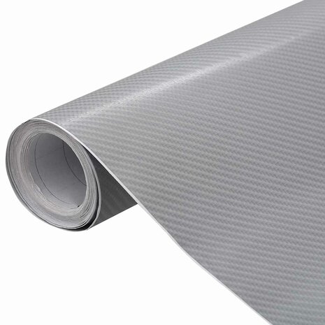 Autofolie 4D 100x150 cm zilverkleurig 2
