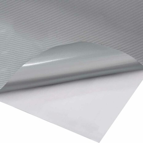 Autofolie 4D 100x150 cm zilverkleurig 6