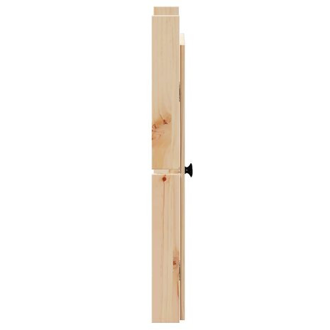 Keukendeur MEPPEL 2 st Cr&egrave;me 50 x 9 x 82 cm Massief grenenhout 7