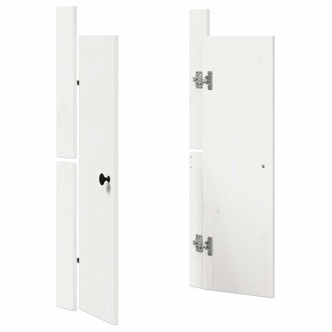 Keukendeur MEPPEL Wit 50 x 9 x 82 cm Massief grenenhout 4