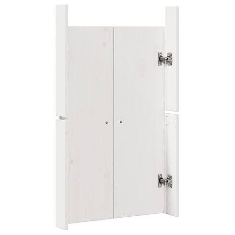 Keukendeur MEPPEL 2 st Wit 50 x 9 x 82 cm Massief grenenhout 8