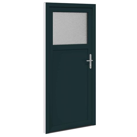 Zij-ingangsdeur 88 x 198 cm PVC Antraciet 5