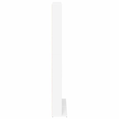 Cd-kast 2 st Wit 33 x 23,5 x 175 cm Bewerkt hout 7