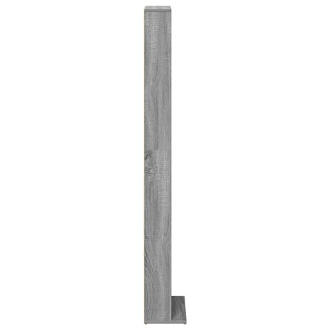 Cd-kast Grijs Sonoma 33 x 23,5 x 175 cm Bewerkt hout 5