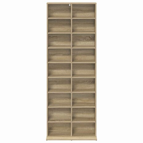 Cd-kast Sonoma Eiken 65 x 23,5 x 175 cm Bewerkt hout 4