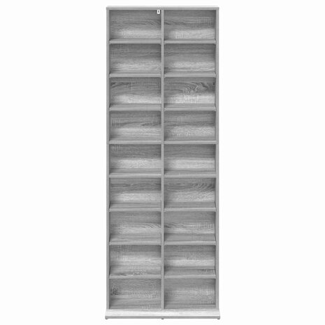 Cd-kast Grijs Sonoma 65 x 23,5 x 175 cm Bewerkt hout 4