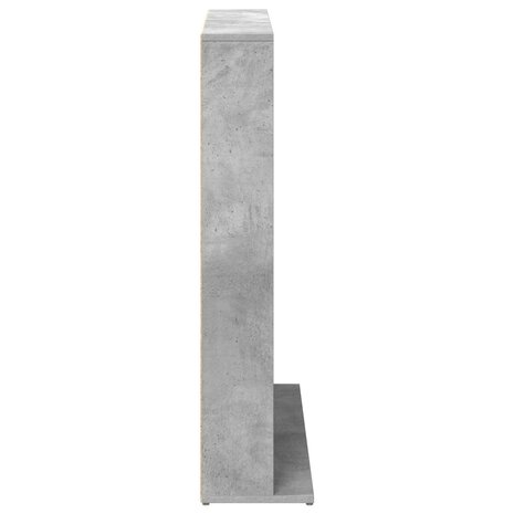 Cd-kast Betongrijs 65 x 23,5 x 97,5 cm Bewerkt hout 5