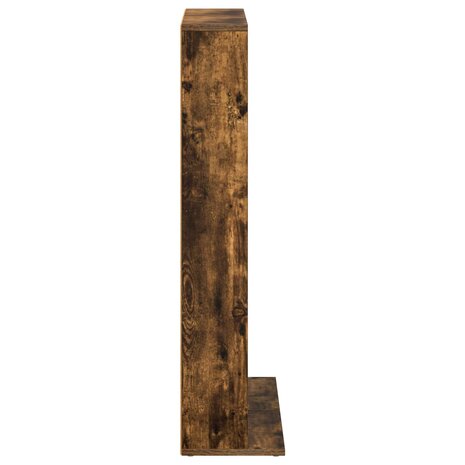 Cd-kast 2 st Gerookt eiken 33 x 23,5 x 97,5 cm Bewerkt hout 7